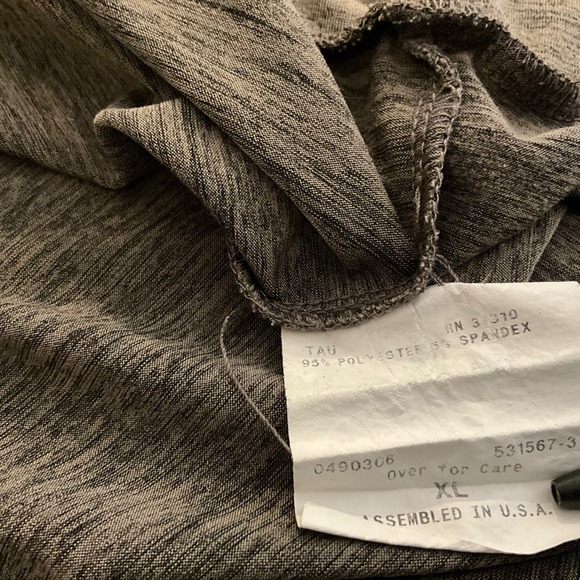 AB STUDIO Women's Gray Gathered Ruched Hem Short Sleeve‎ Top Plus Size XL - Picture 9 of 9